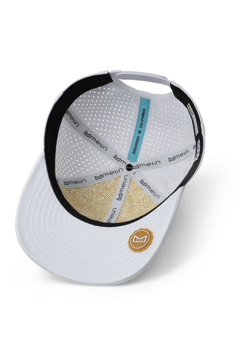 Melin Hydro Compass Snapback Cap, Alternate, color, White Gum