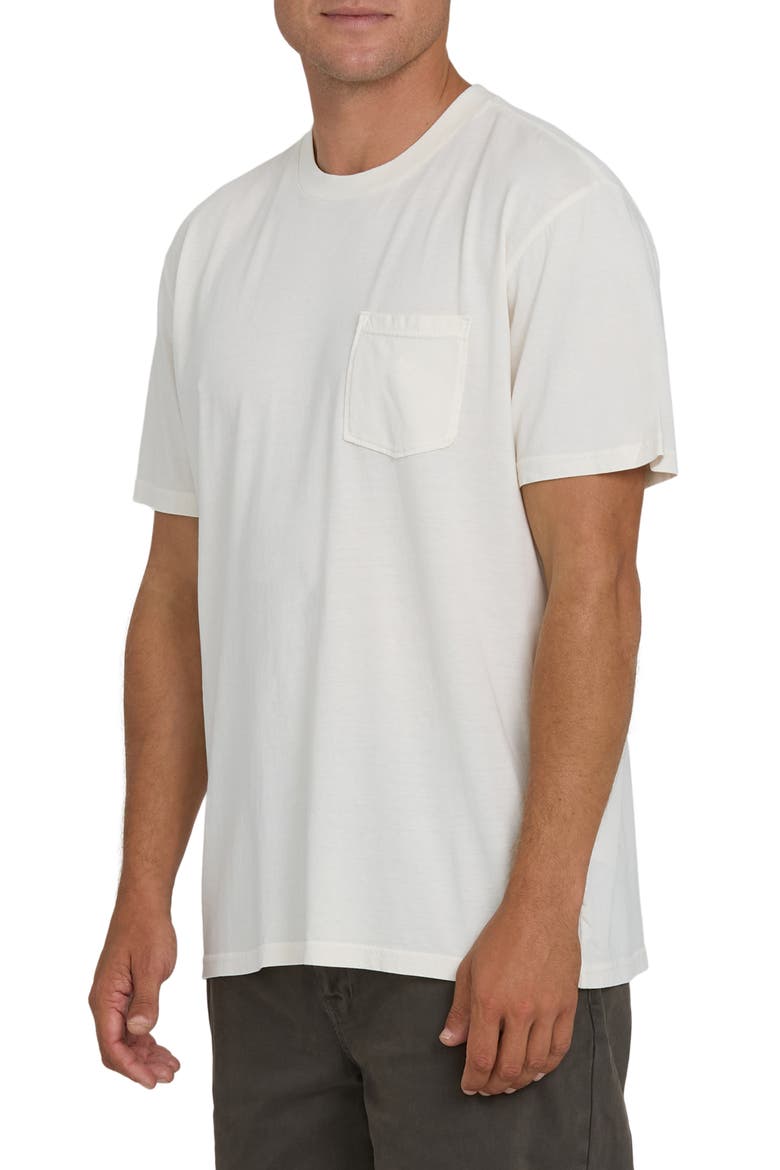 Essential Cotton Pocket T-Shirt, Alternate, color, OFF WHITE