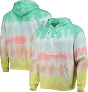THE WILD COLLECTIVE Mint/Coral WNBA Logowoman Pride Pullover Hoodie