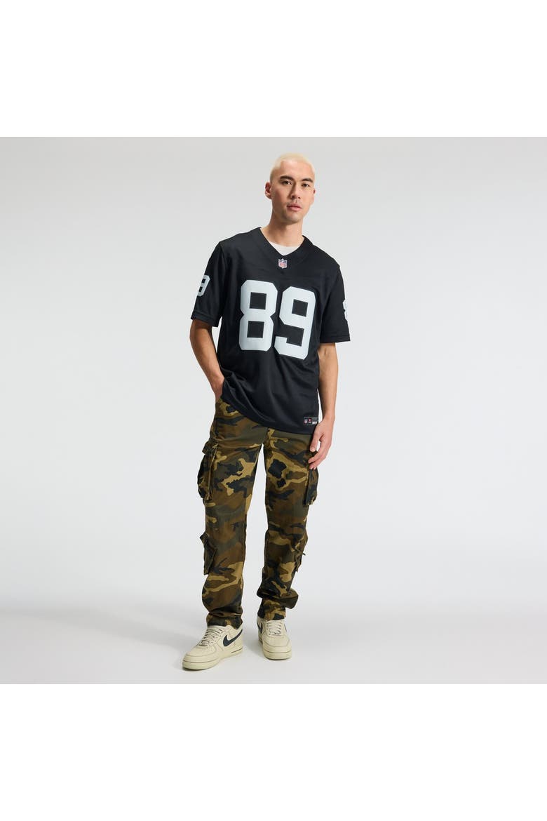 Men's Nike Brock Bowers Black Las Vegas Raiders Team Vapor F.U.S.E. Stitched Limited Jersey, Alternate, color, Black