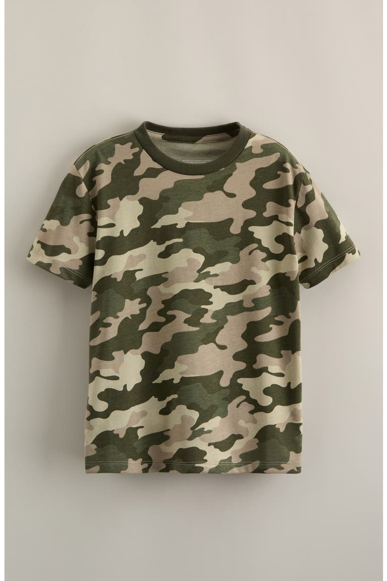 Kids' Allover Print T-Shirt, Main, color, OLIVE SARMA MID CAMO