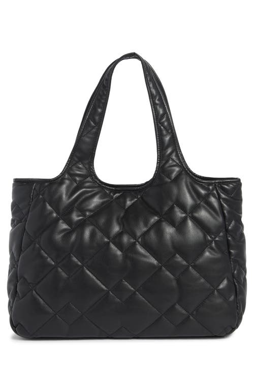Sam Edelman Khiara Quilted Tote In Black