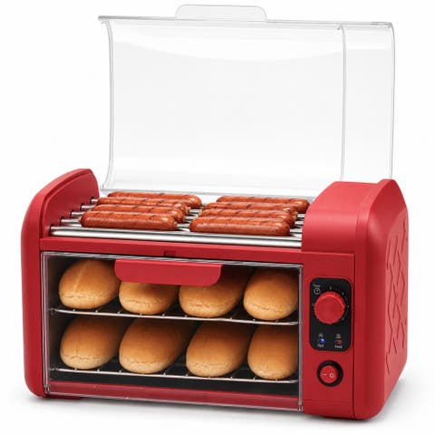 8-Hot Dog Roller and Toaster Oven