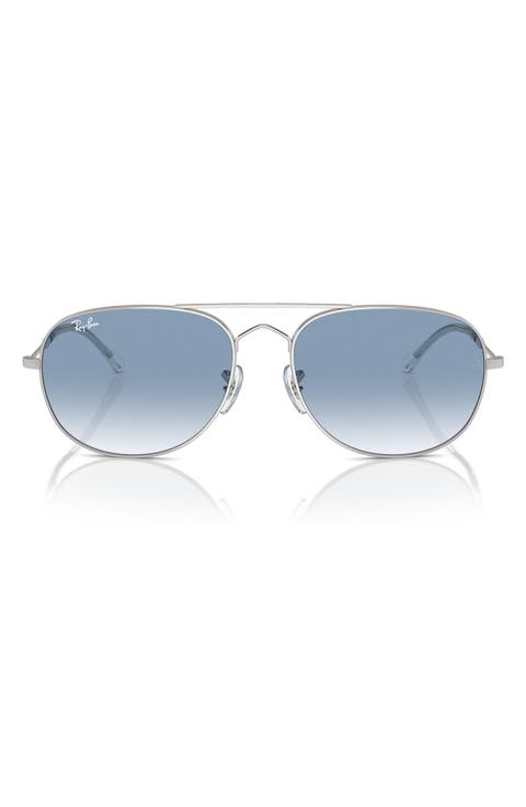 Bain Bridge 57mm Pillow Gradient Aviator Sunglasses