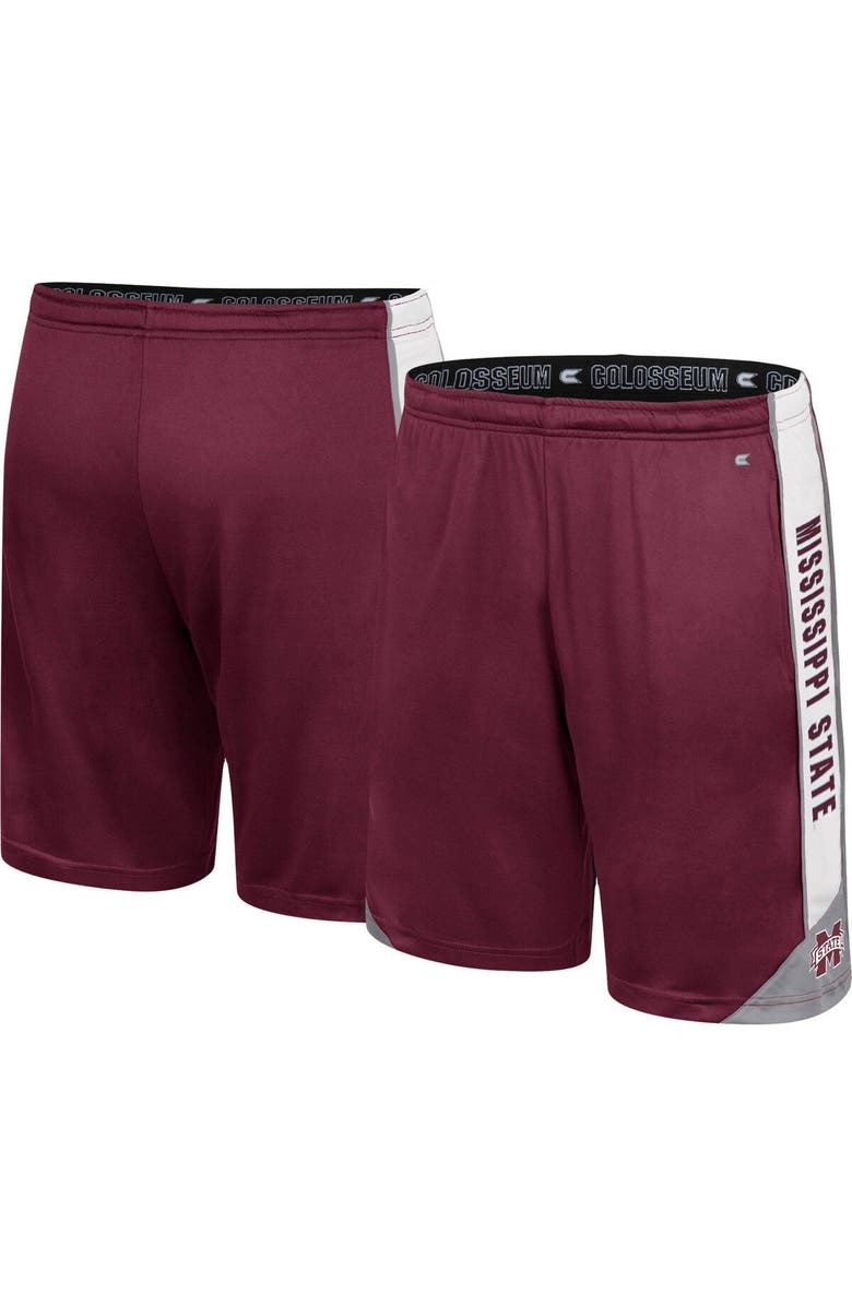 COLOSSEUM Men's Colosseum Maroon Mississippi State Bulldogs Haller Shorts, Main, color,