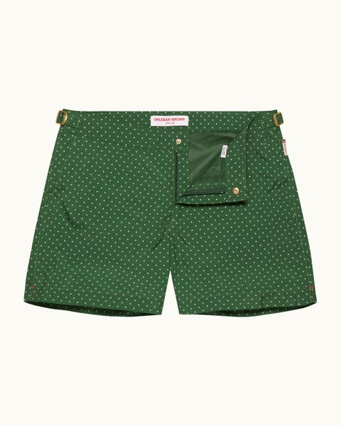 Setter Polka-Dot Tailored-Fit Swim Shorts