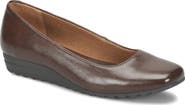 EUROSOFT Paxton Faux Leather Wedge Pump