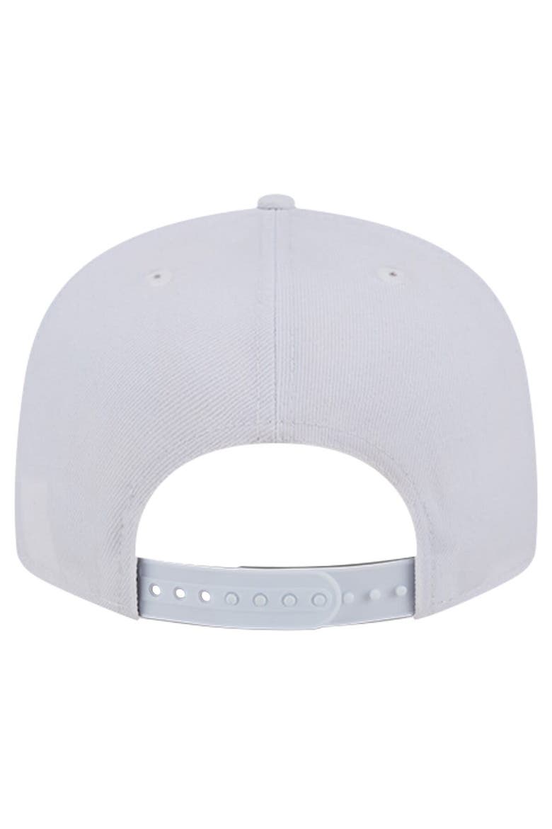 Men's New Era Chicago Bears Main White on White 9FIFTY Snapback Hat, Alternate, color, White