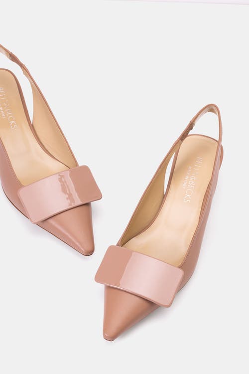 Bells & Becks Livia Pointy Toe Slingback With Tab