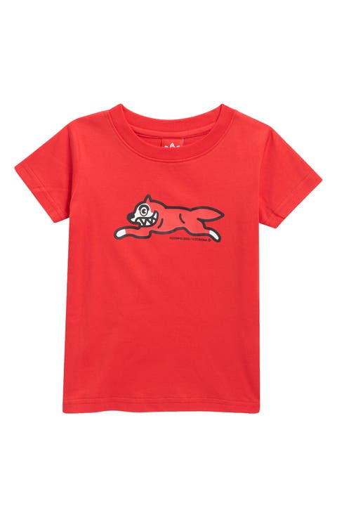 Kids' Running Dog Cotton Graphic T-Shirt (Toddler, Little Kid & Big Kid)