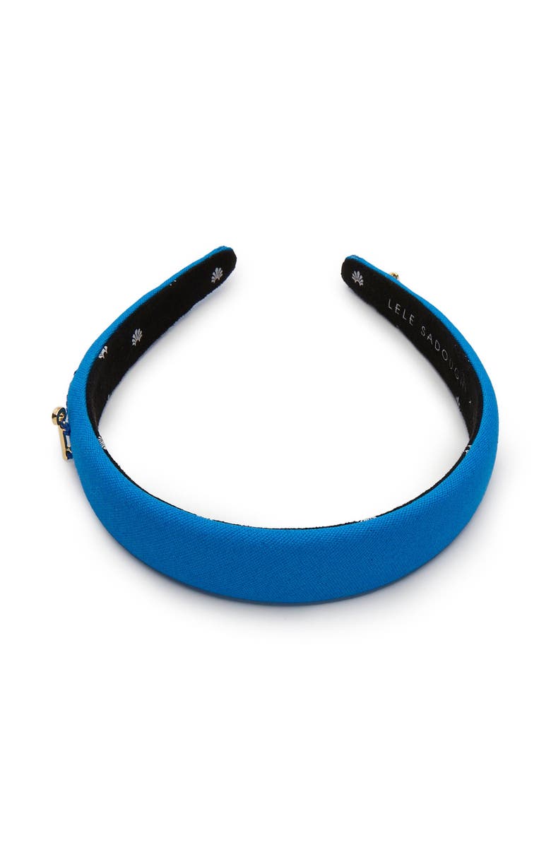 Lele Sadoughi Kappa Kappa Gamma Charlotte Headband, Alternate, color, Gamma Blue 400