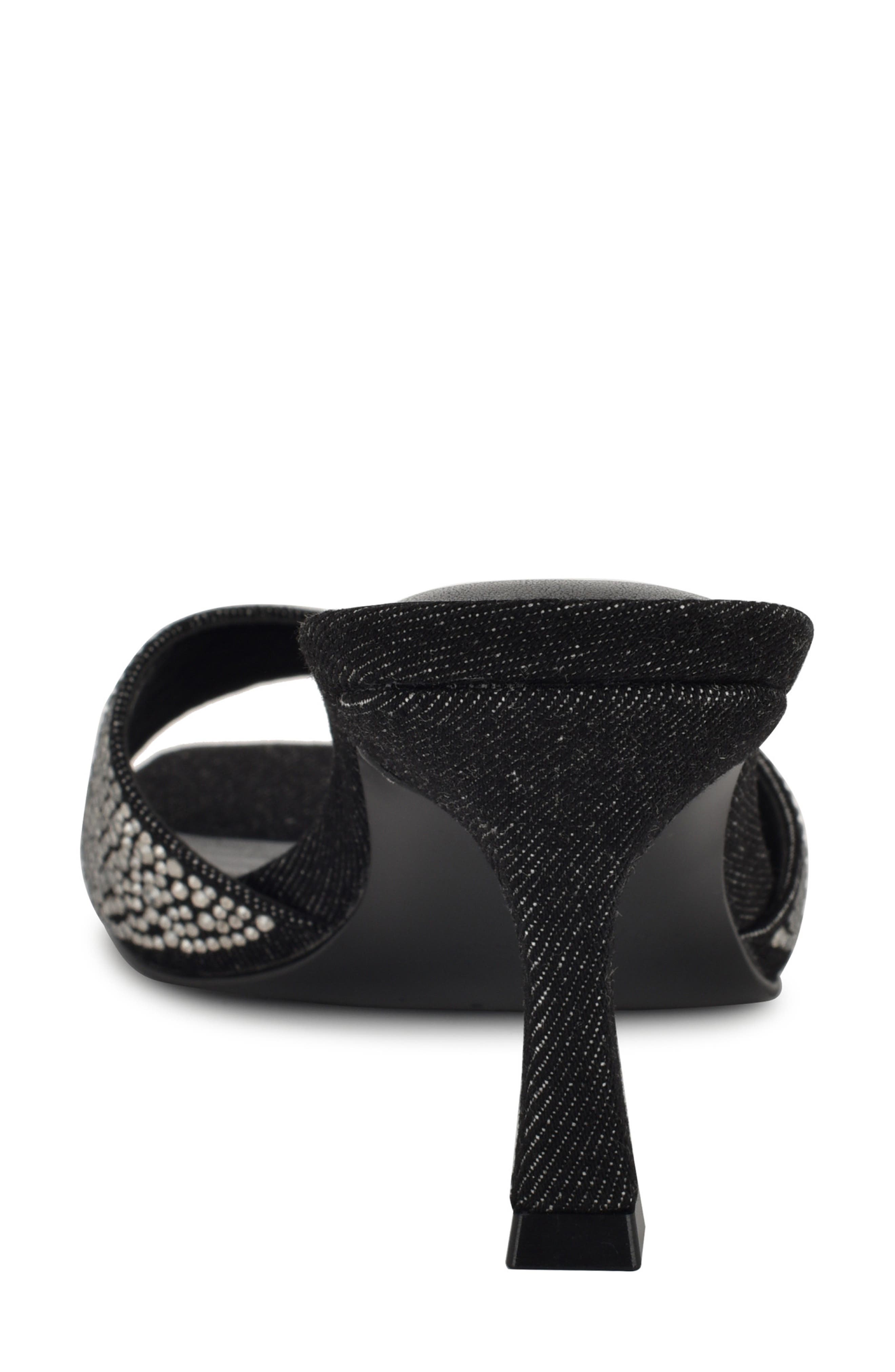 Nine West Rokke Slide Sandal, Alternate, color, Black