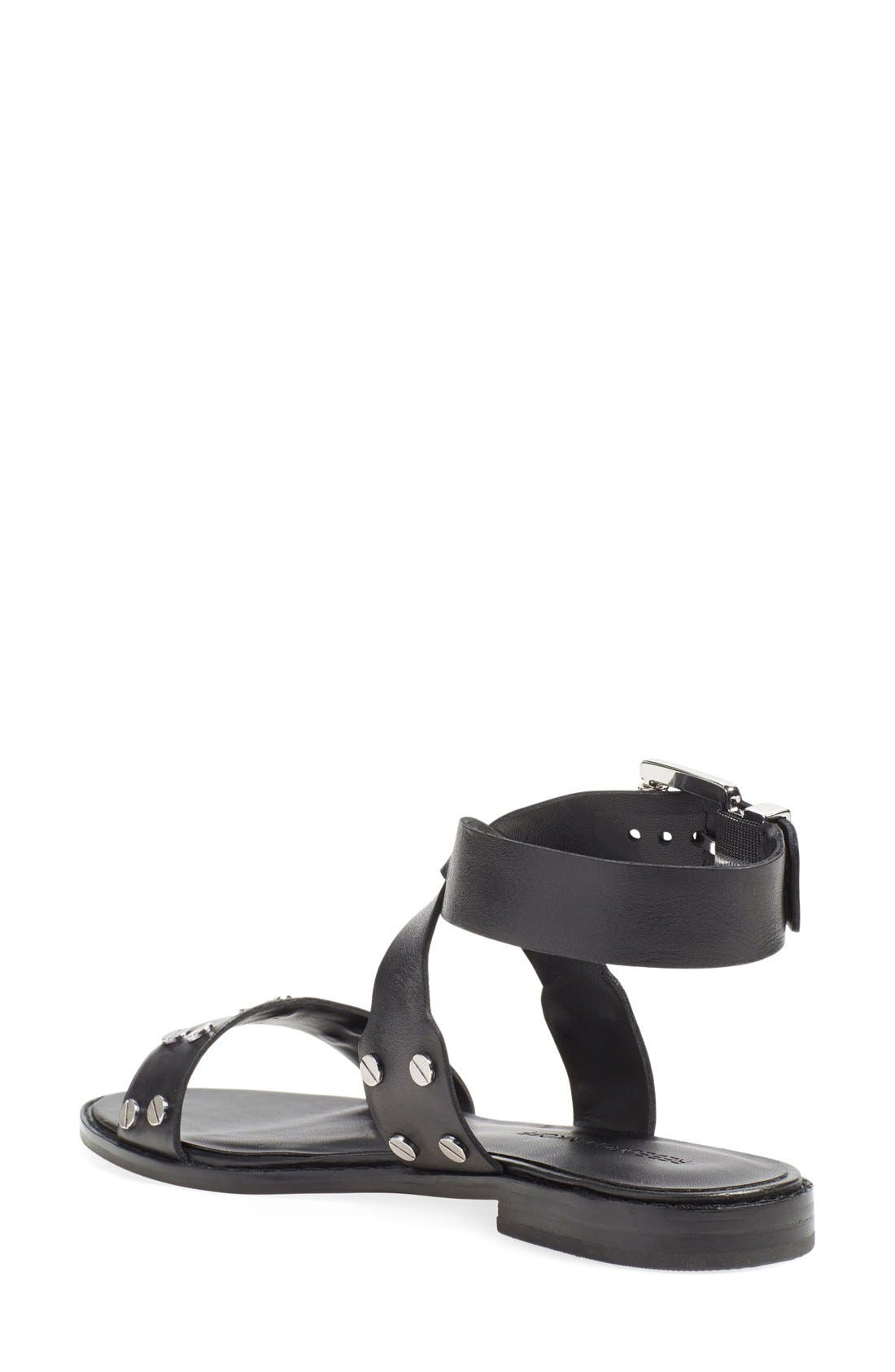 Rebecca Minkoff 'Stam' Studded Ankle Strap Sandal, Alternate, color, 