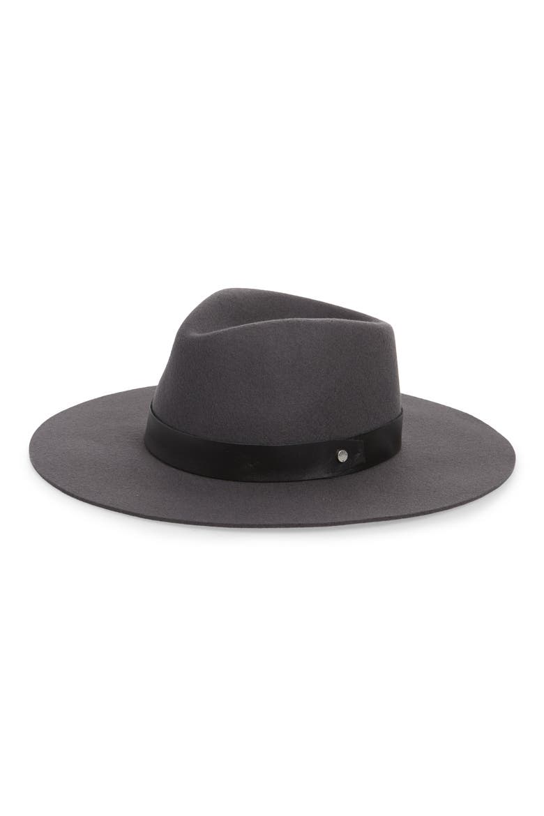 Kacy Wool Fedora, Main, color, GREY