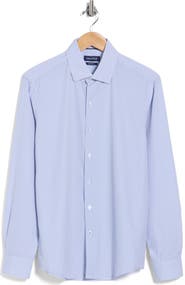 Nautica Slim Fit Microprint Stretch Shirt