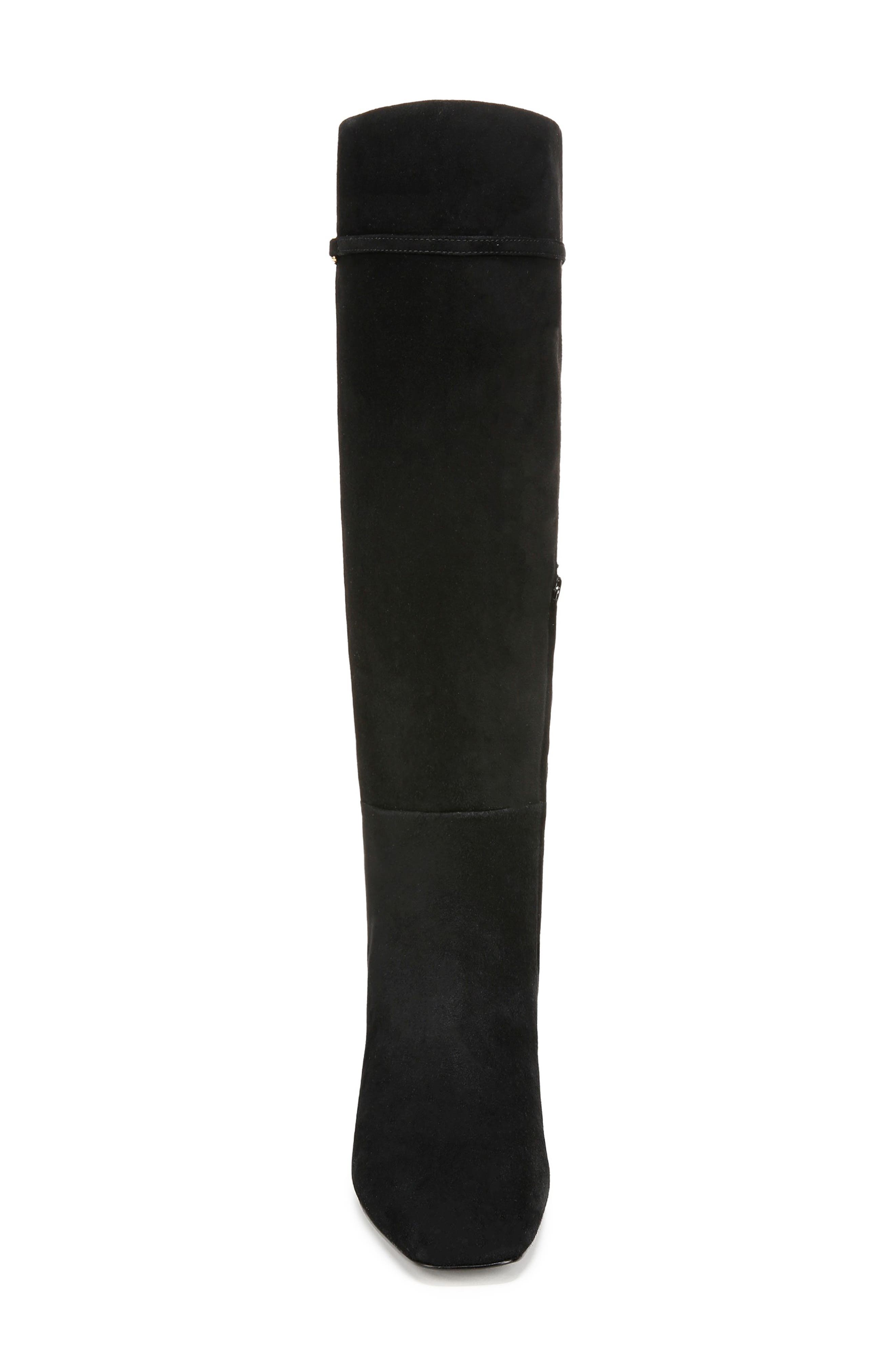 Sam Edelman Lyla Knee High Boot, Alternate, color, Black Suede