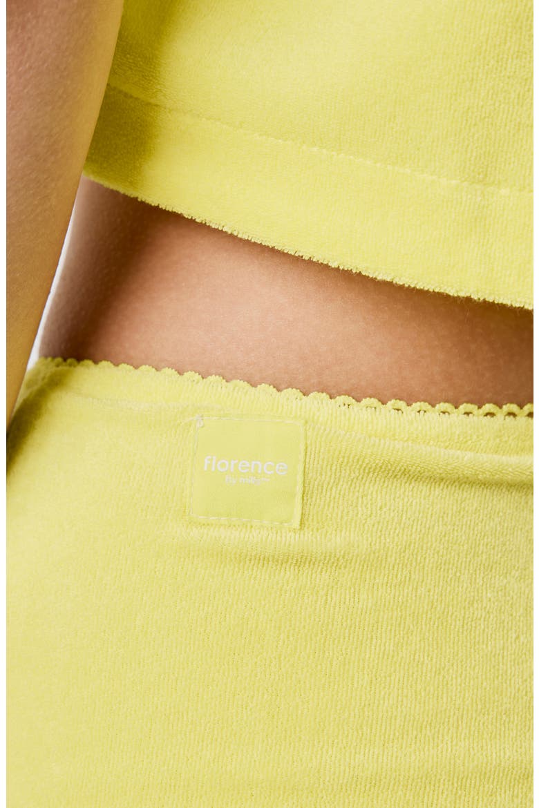 French Terry Shorts, Alternate, color, YELLOW IRIS