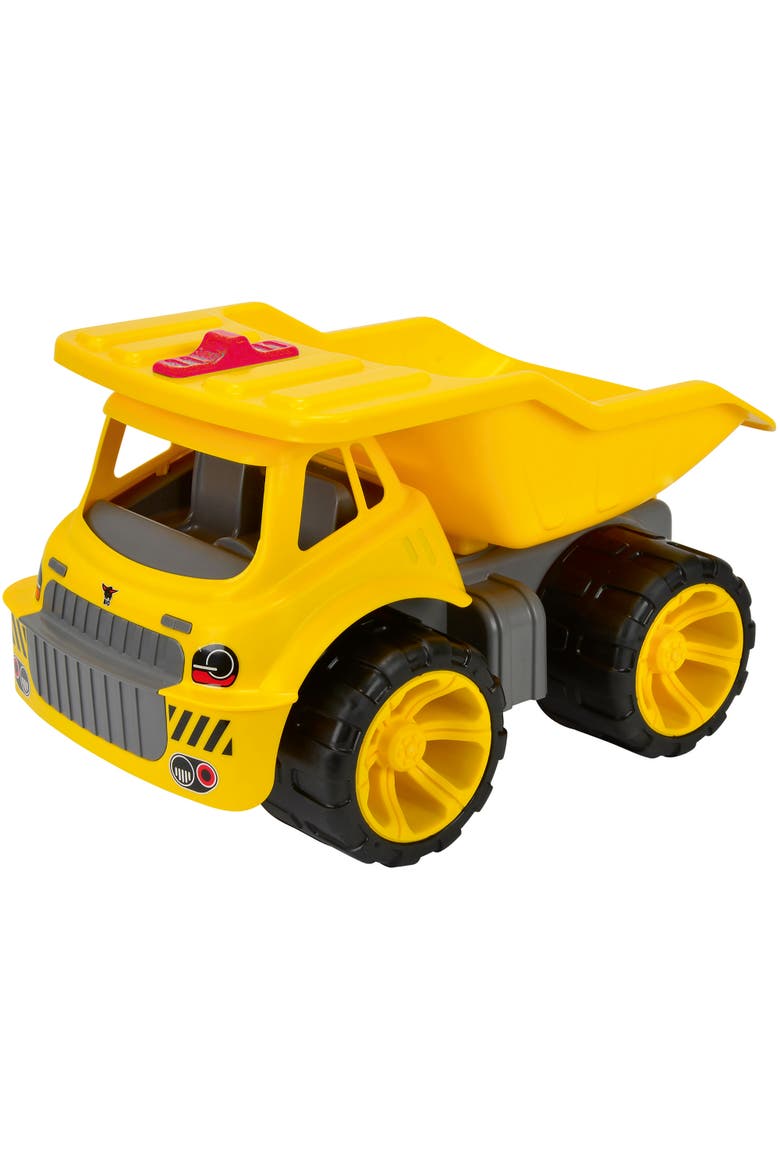 Aquaplay Big Power Worker Maxi Truck Rideon, 55Lb Capacity, Kids, Main, color, Yellow