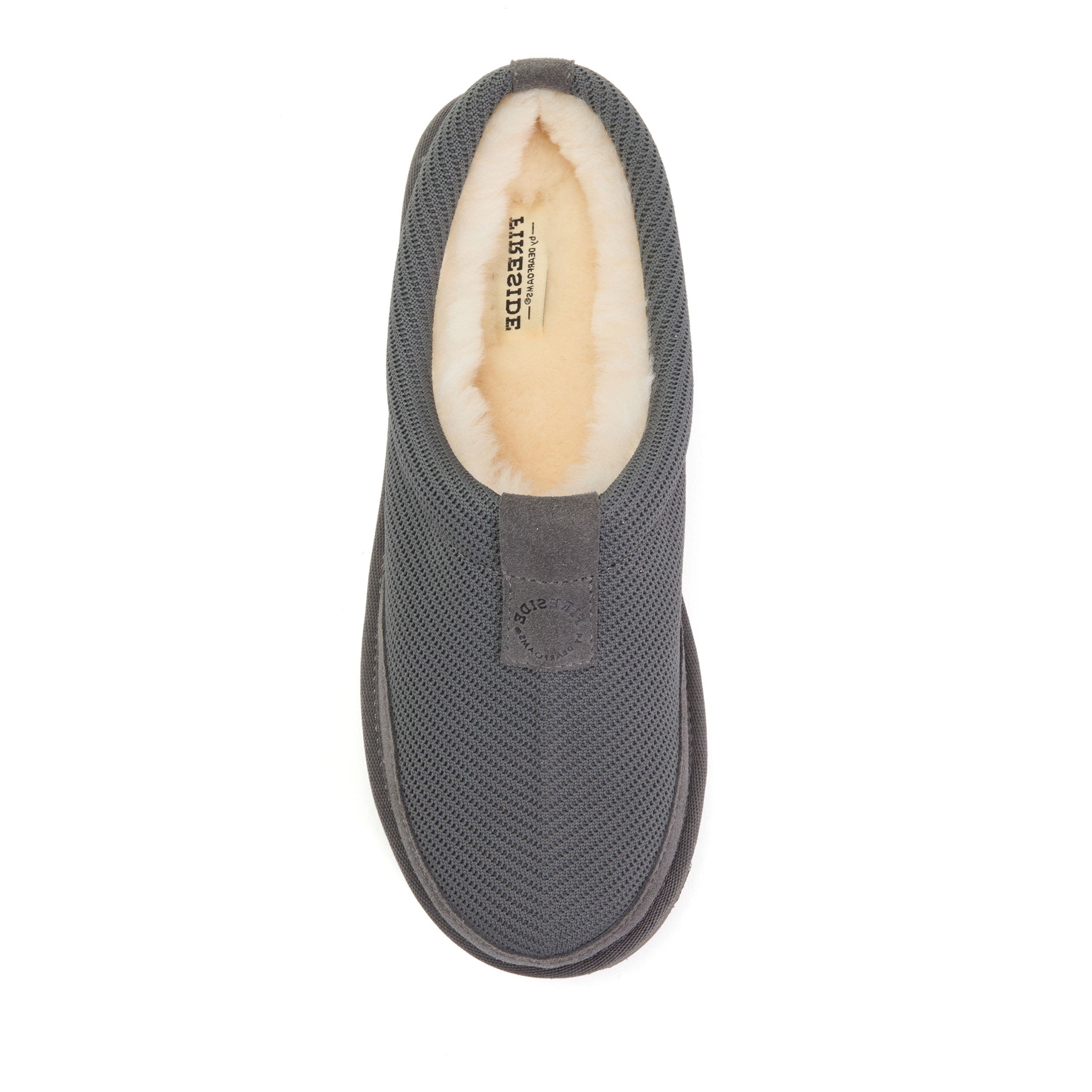 Fireside Grafton Sport Knit Water Repellent Twill Clog, Alternate, color, Grey