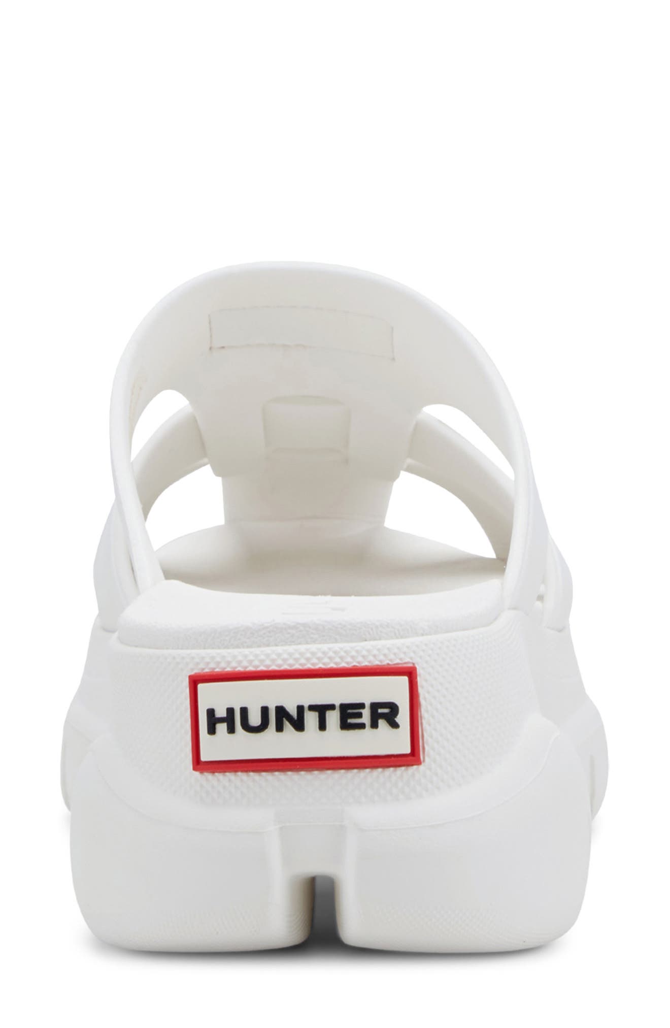 Hunter Bonnie Lug Sole Slip-On Shoe, Alternate, color, White