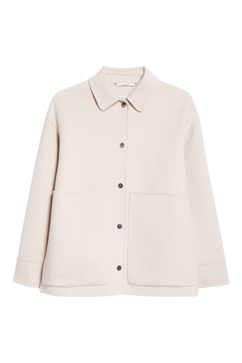 Calla Wool Coat, Alternate, color, ECRU