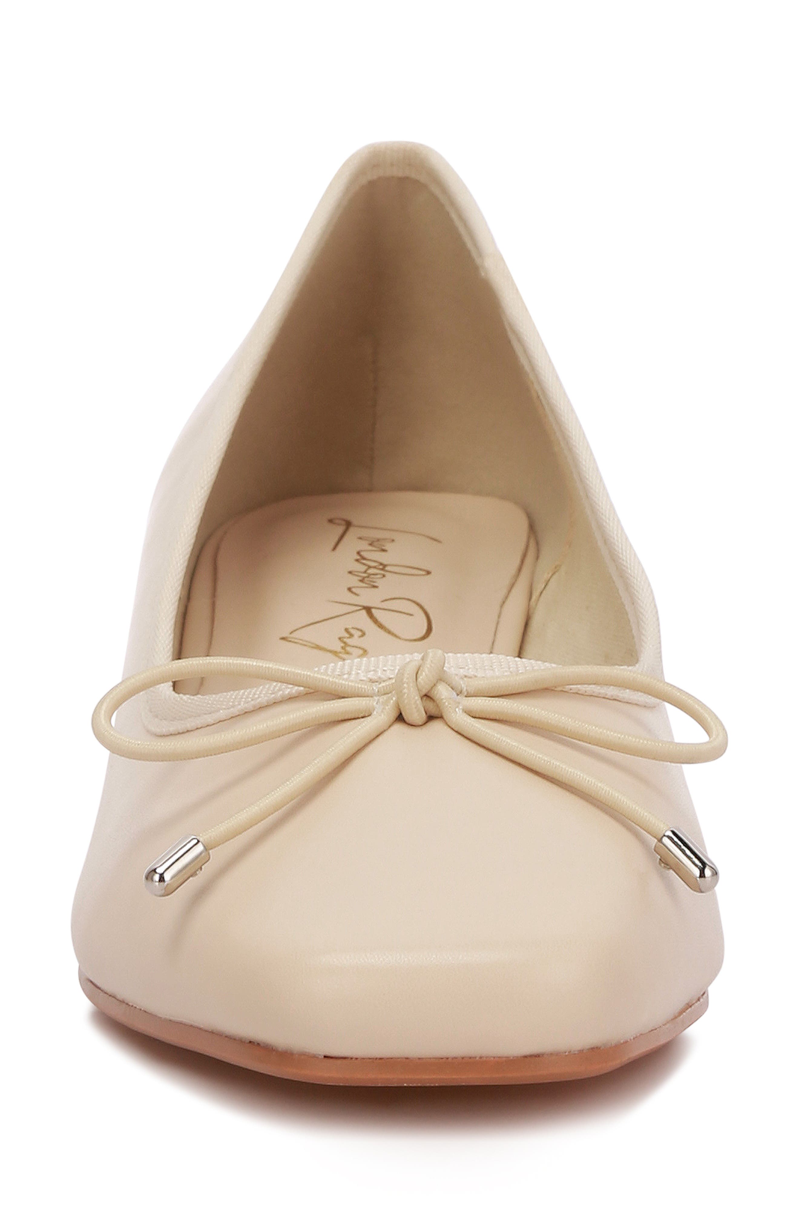 Sienna Block Heel Ballerina Pump, Alternate, color, BEIGE