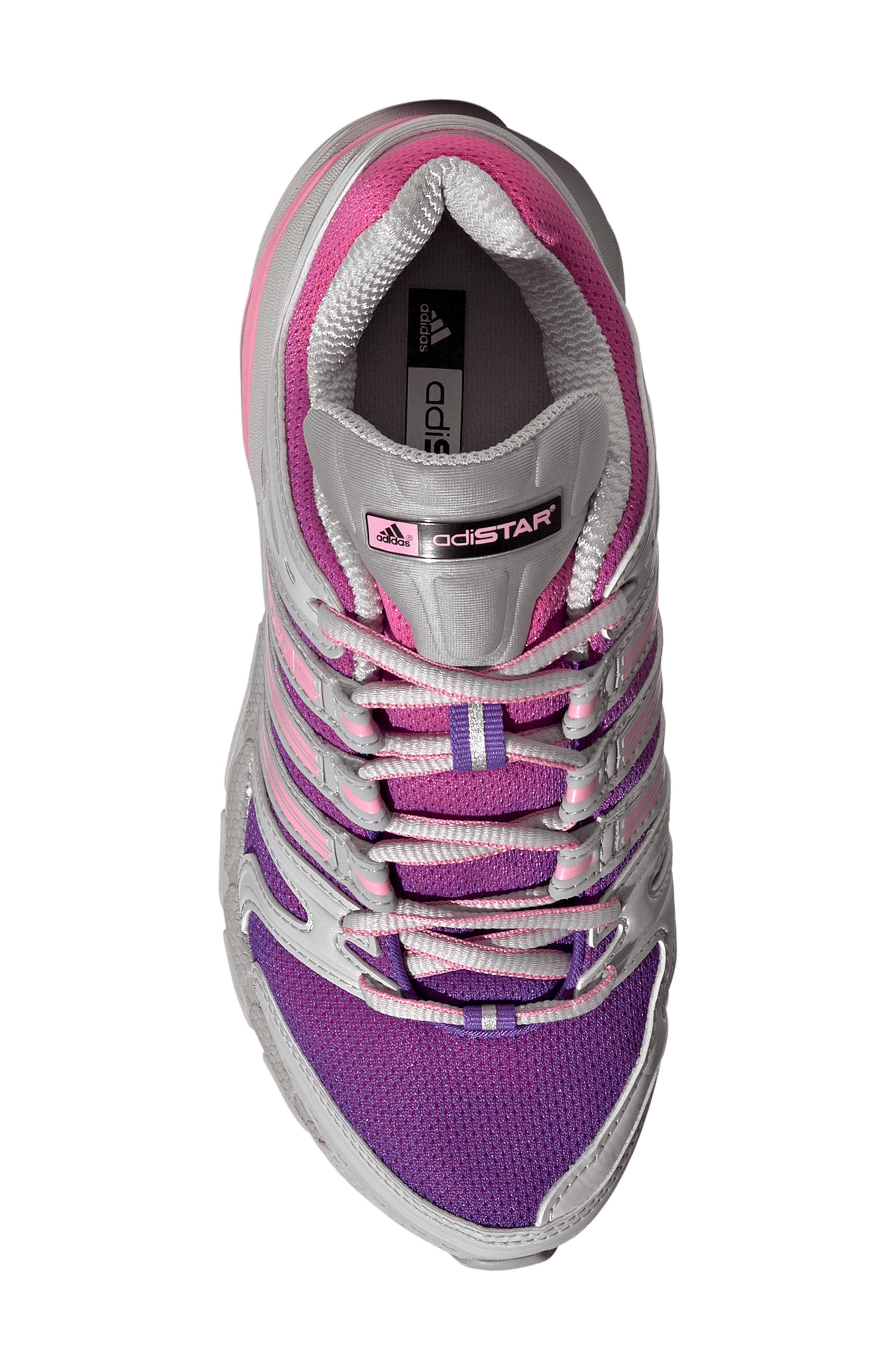 Kids' Adistar Control 5 Sneaker, Alternate, color, PURPLE/ BLISS PINK/ GREY