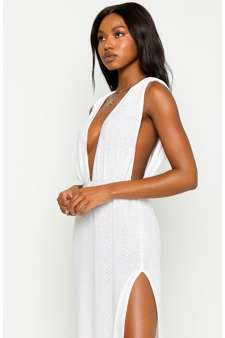 Annika Maxi Dress, Alternate, color, White