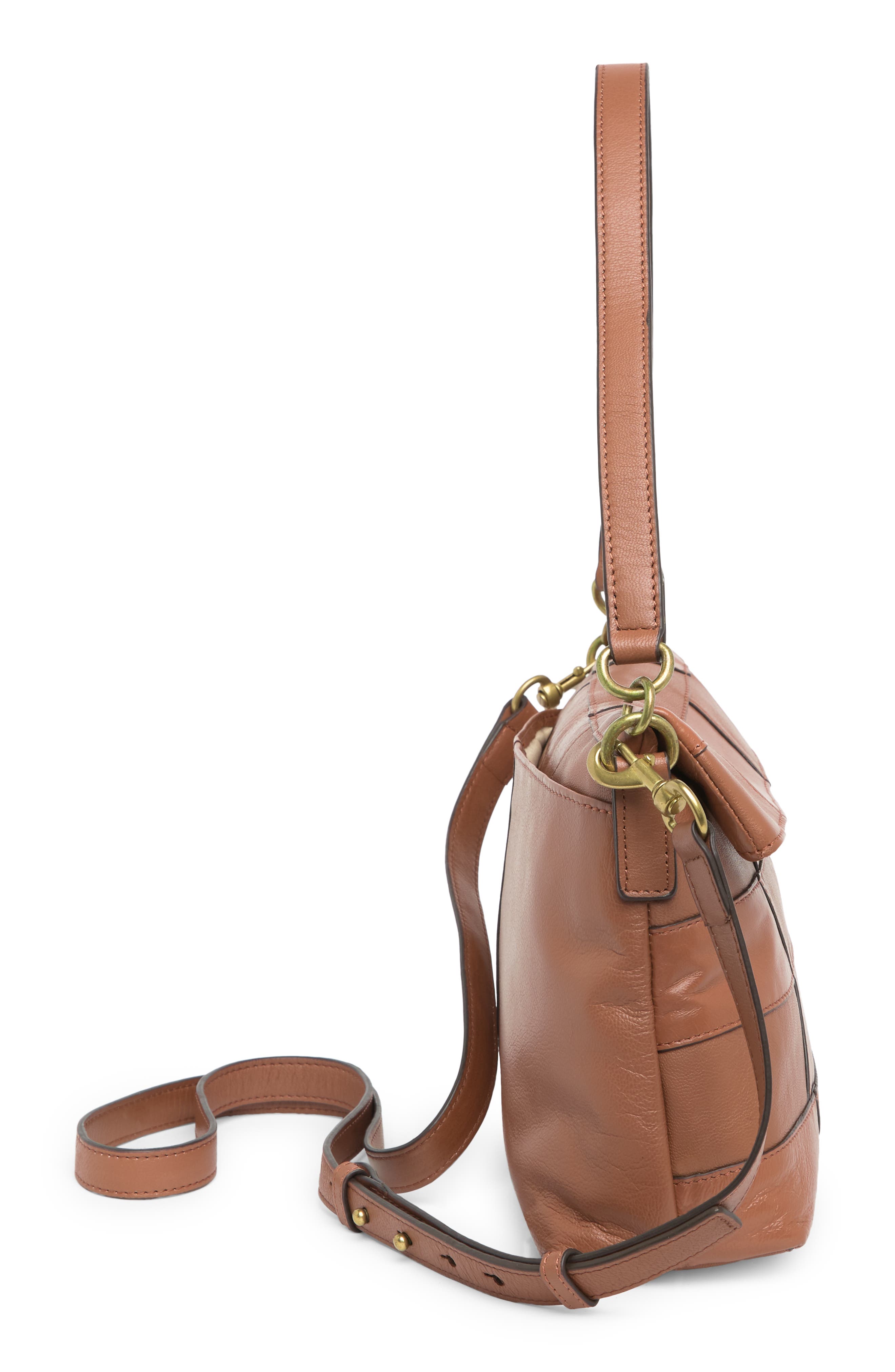 Lucky Brand Bixa Leather Crossbody Bag, Alternate, color, 