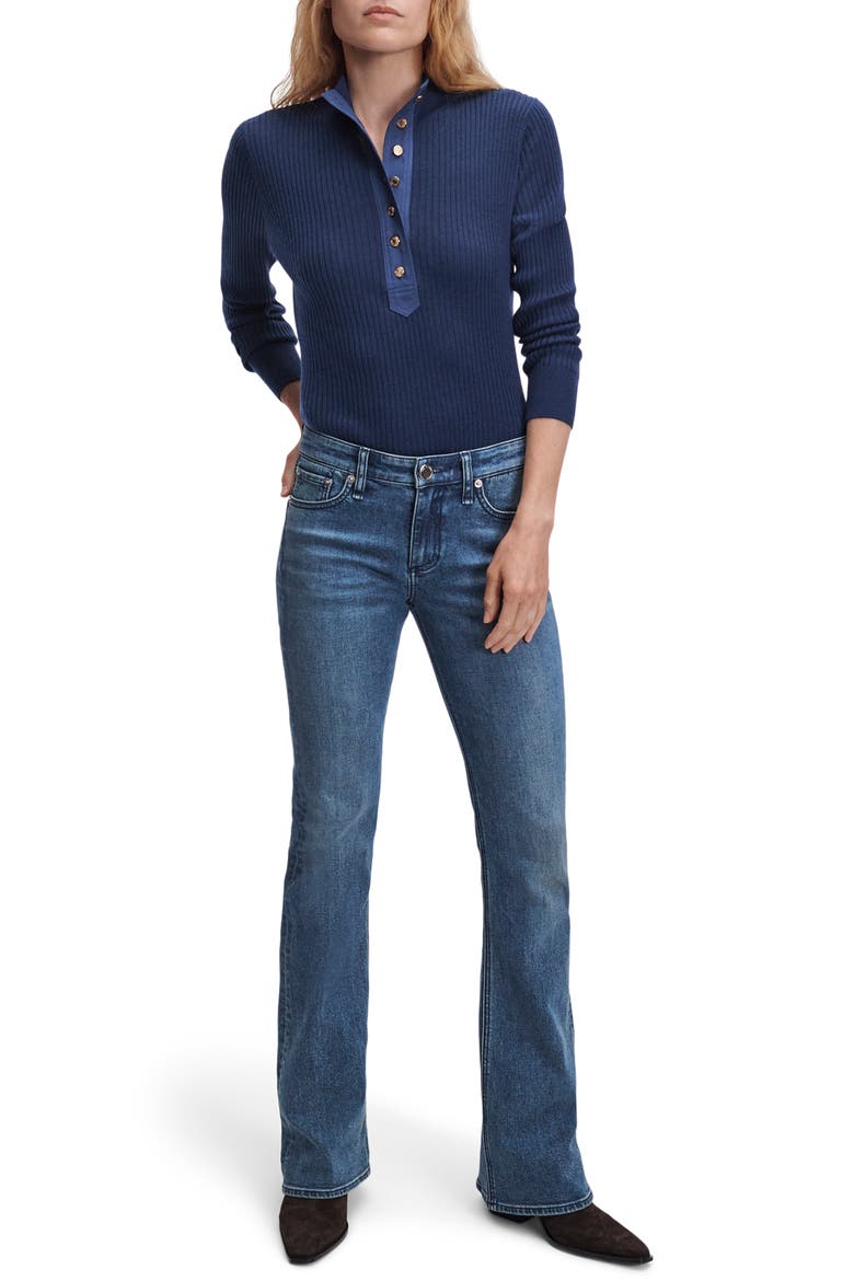 Kinsley Low Rise Bootcut Jeans, Alternate, color, SADIE