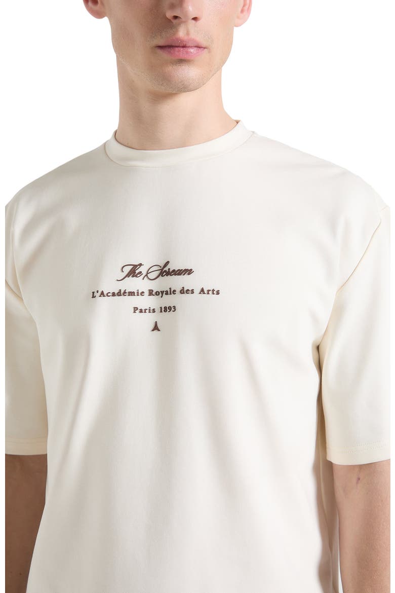 The Scream Cotton T-Shirt, Alternate, color, Cream