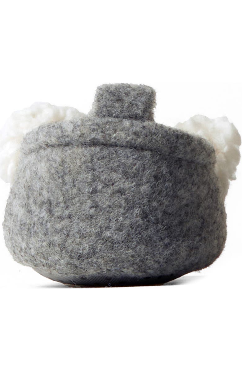 DEARFOAMS Baby Bear Plaid Faux Fur Slipper, Alternate, color,