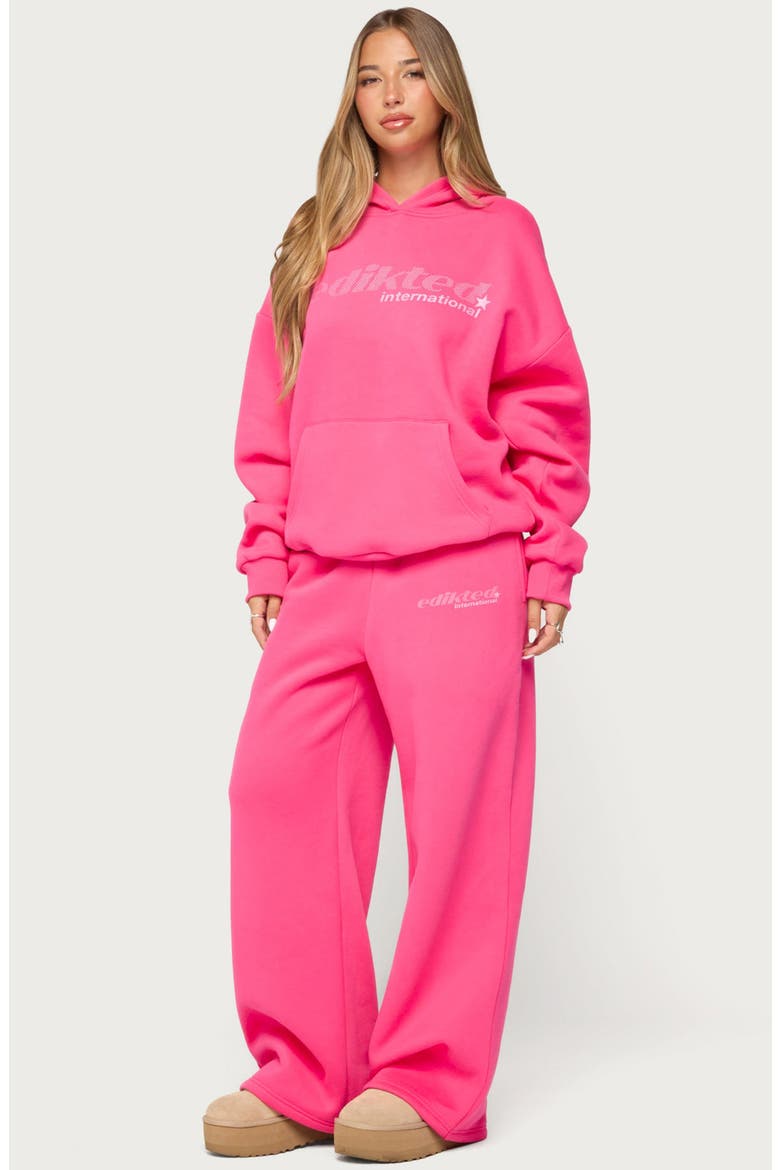 International Wide Leg Sweatpants, Alternate, color, PINK