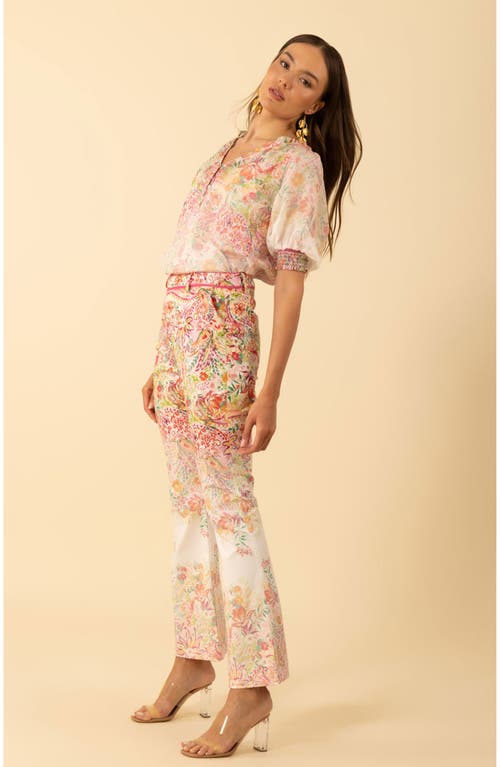 Hale Bob Bellamy Sateen Pant In Multi
