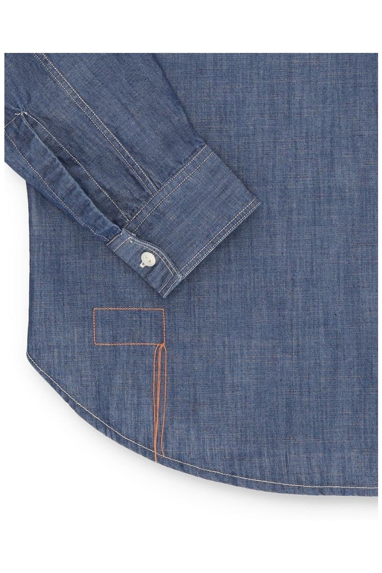 Osumi Chambray Shirt, Alternate, color, Indigo Rinse