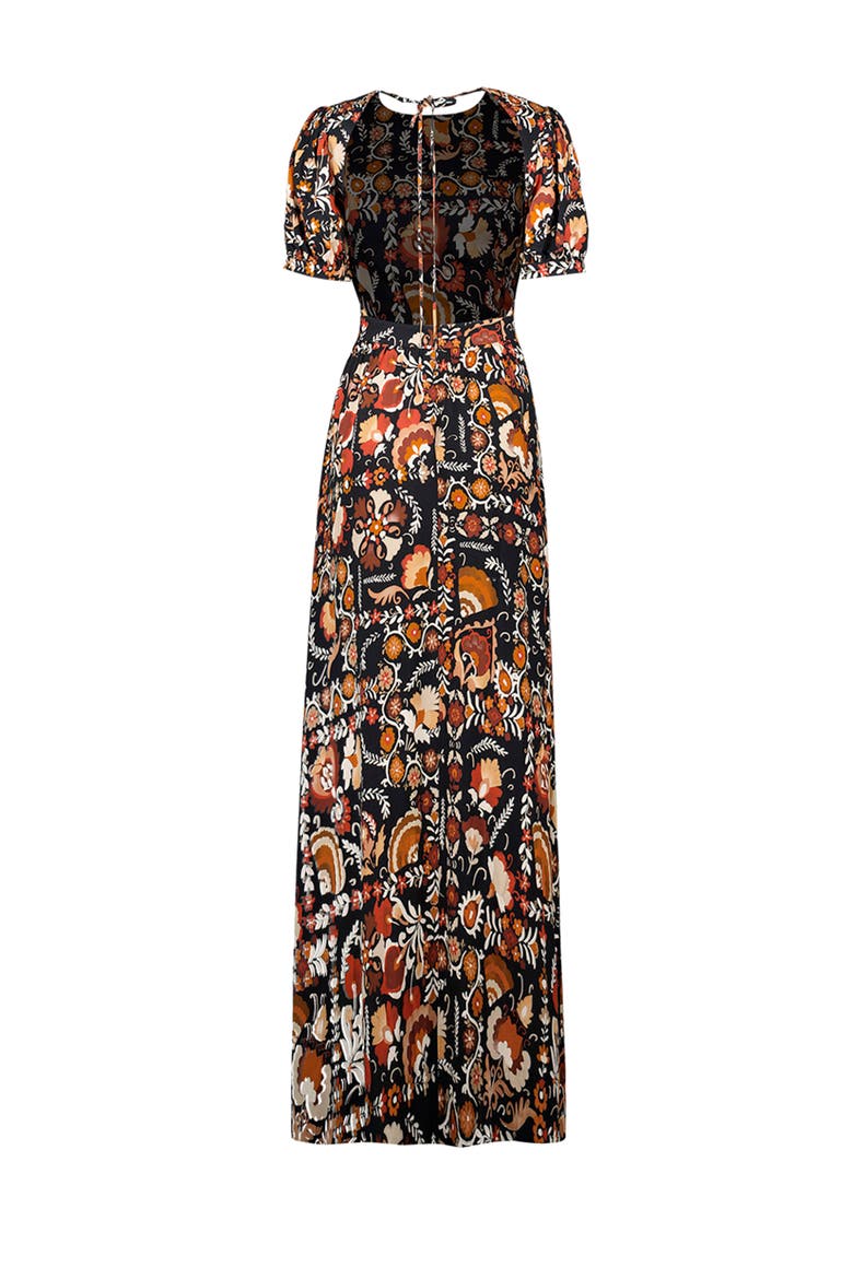 Maxi Dress with Open Back, Alternate, color, Multicolor