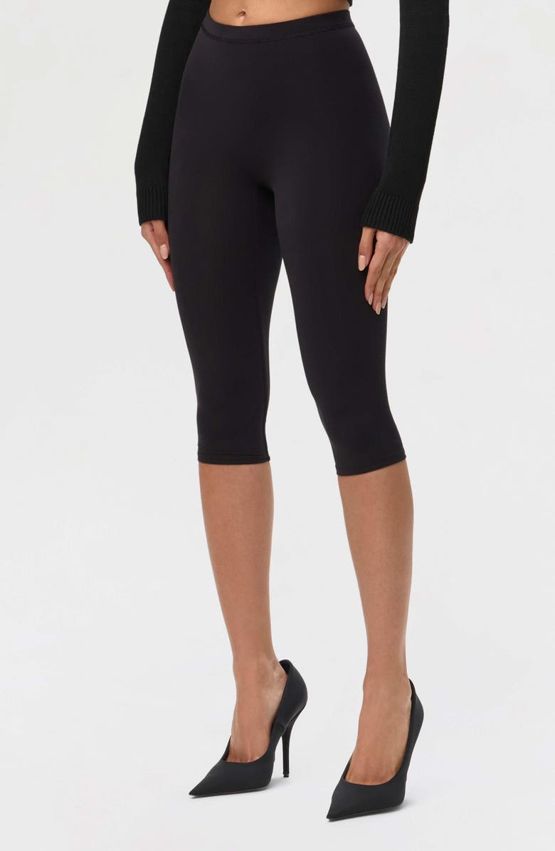Naked Wardrobe Capri Leggings, Alternate, color, Black