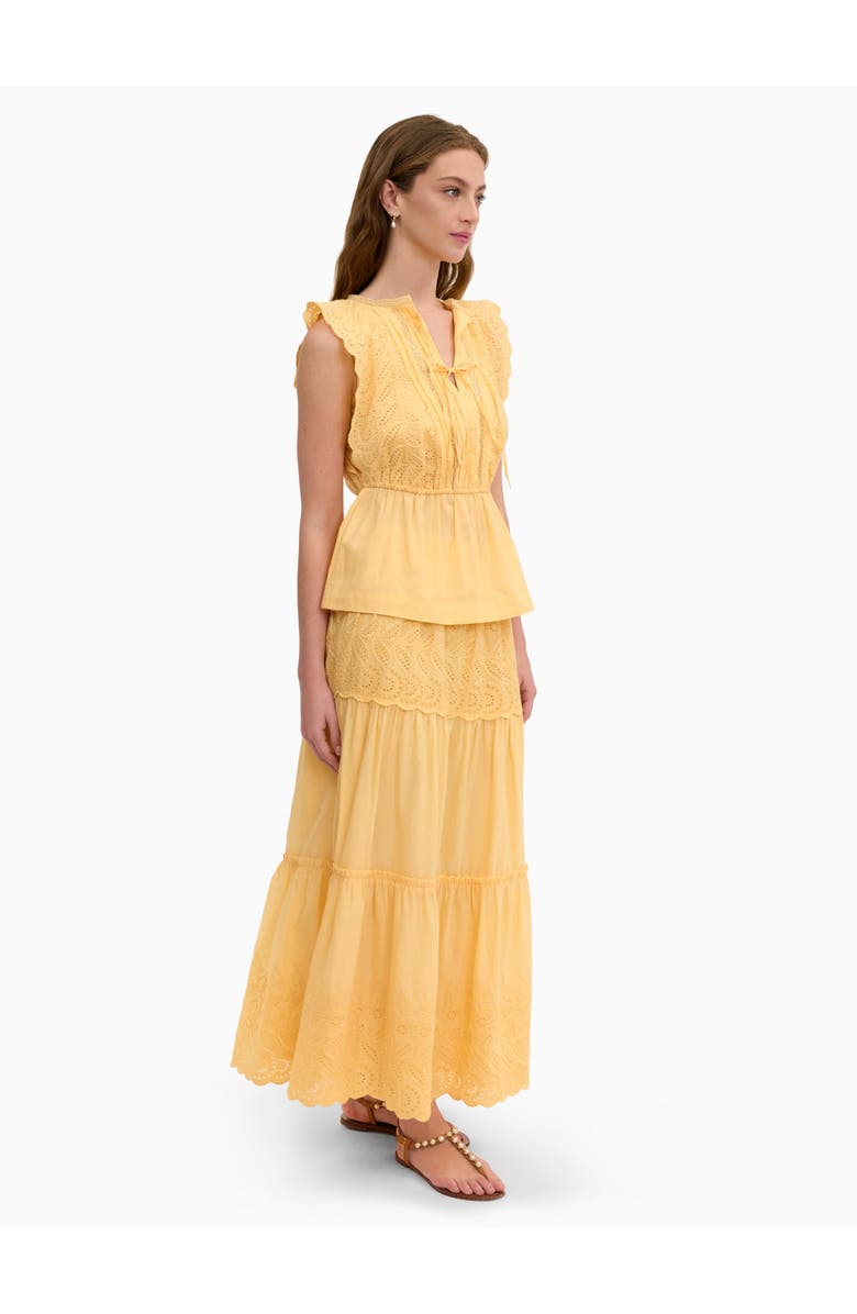 Rebecca Taylor Sabine Top, Alternate, color, Daisy Yellow