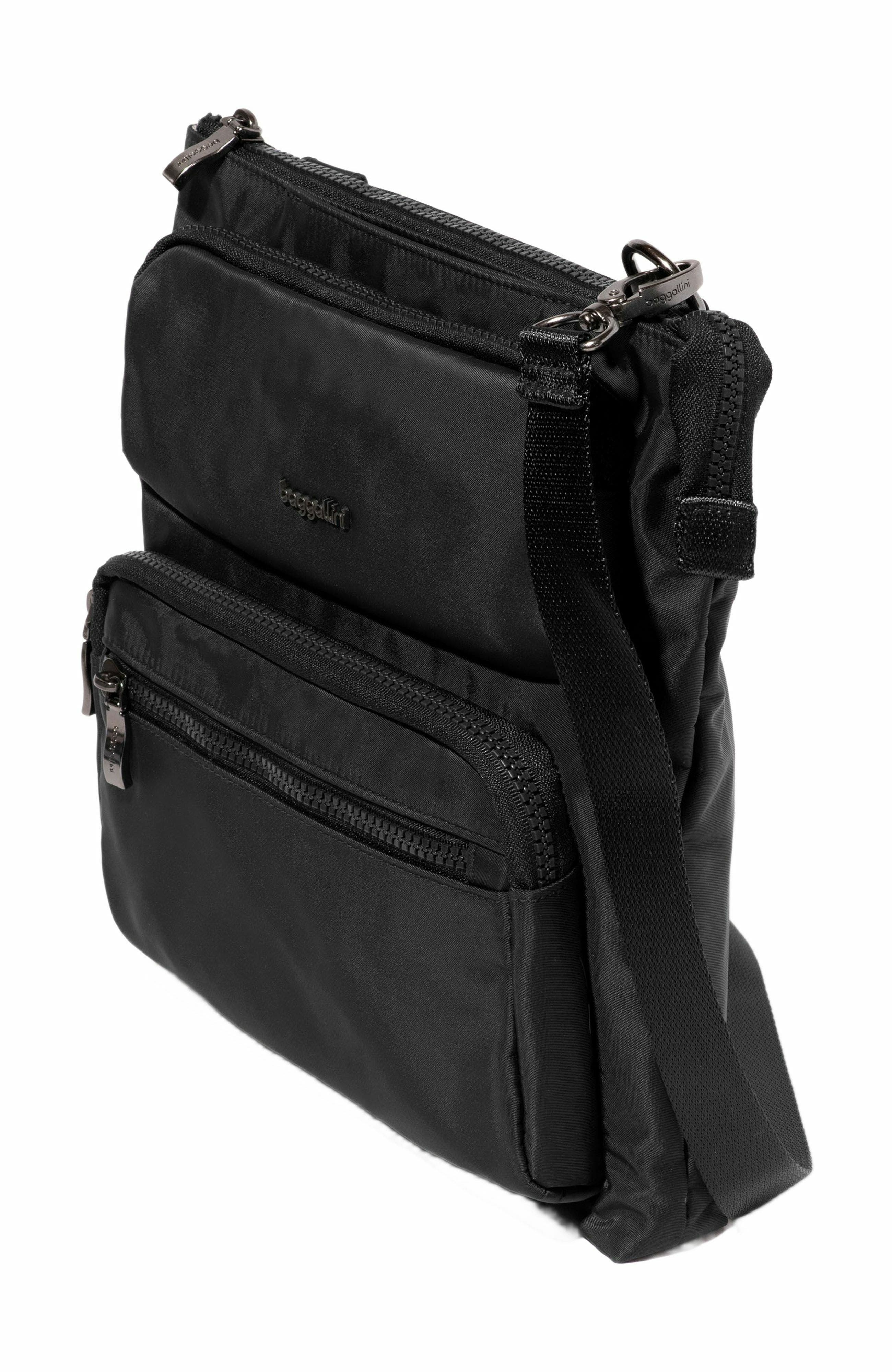BAGGALLINI Nolita Crossbody Bag with RFID Wristlet, Alternate, color, Black Twill