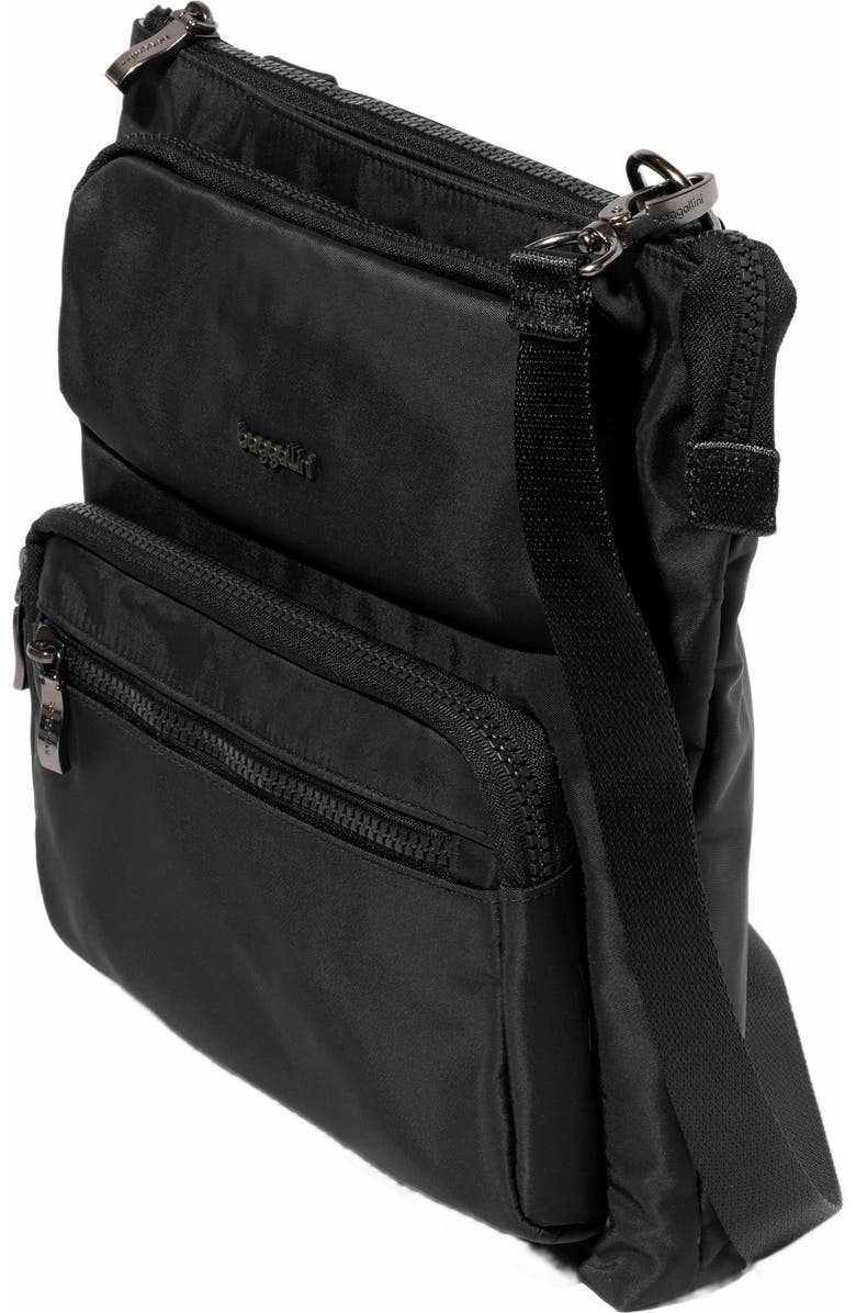 BAGGALLINI Nolita Crossbody Bag with RFID Wristlet, Alternate, color, Black Twill