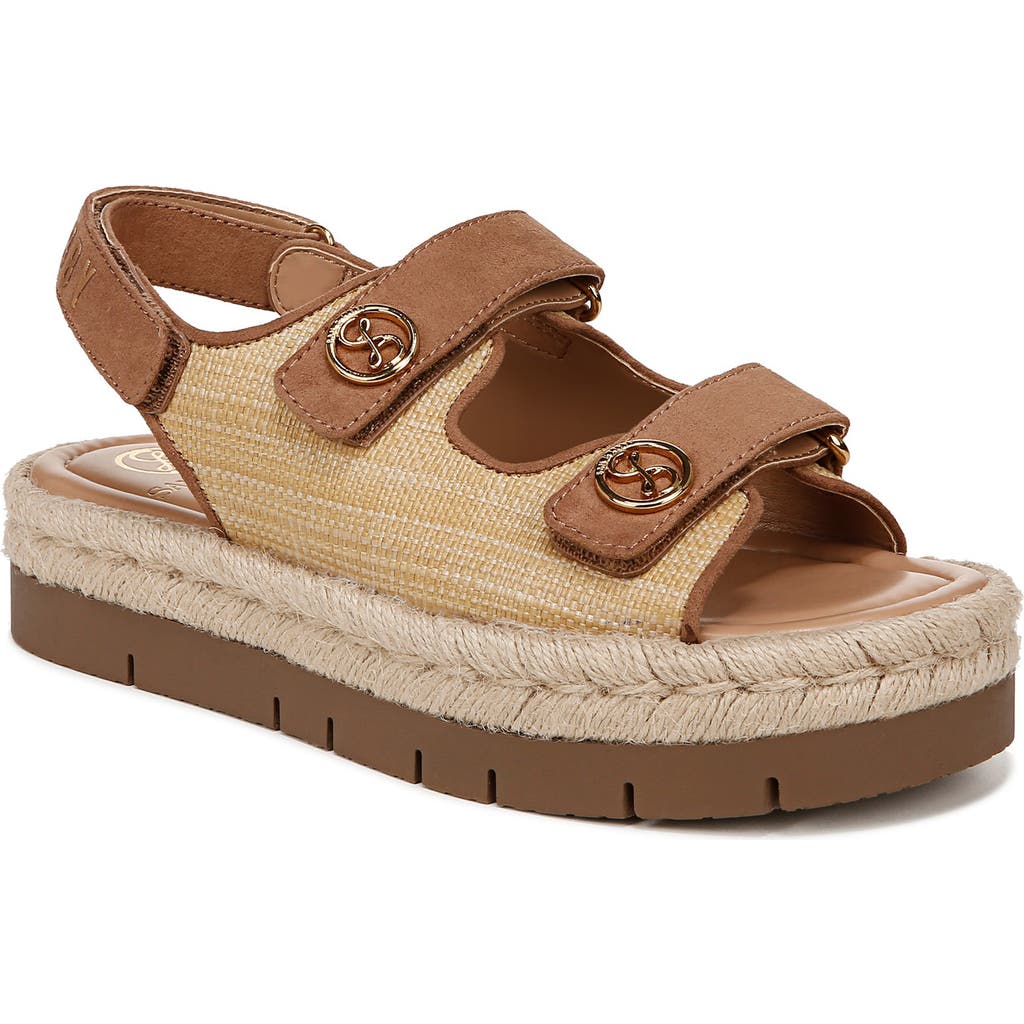 SAM & LIBBY Austin Platform Sandal in Natural Multi/Toffee  product