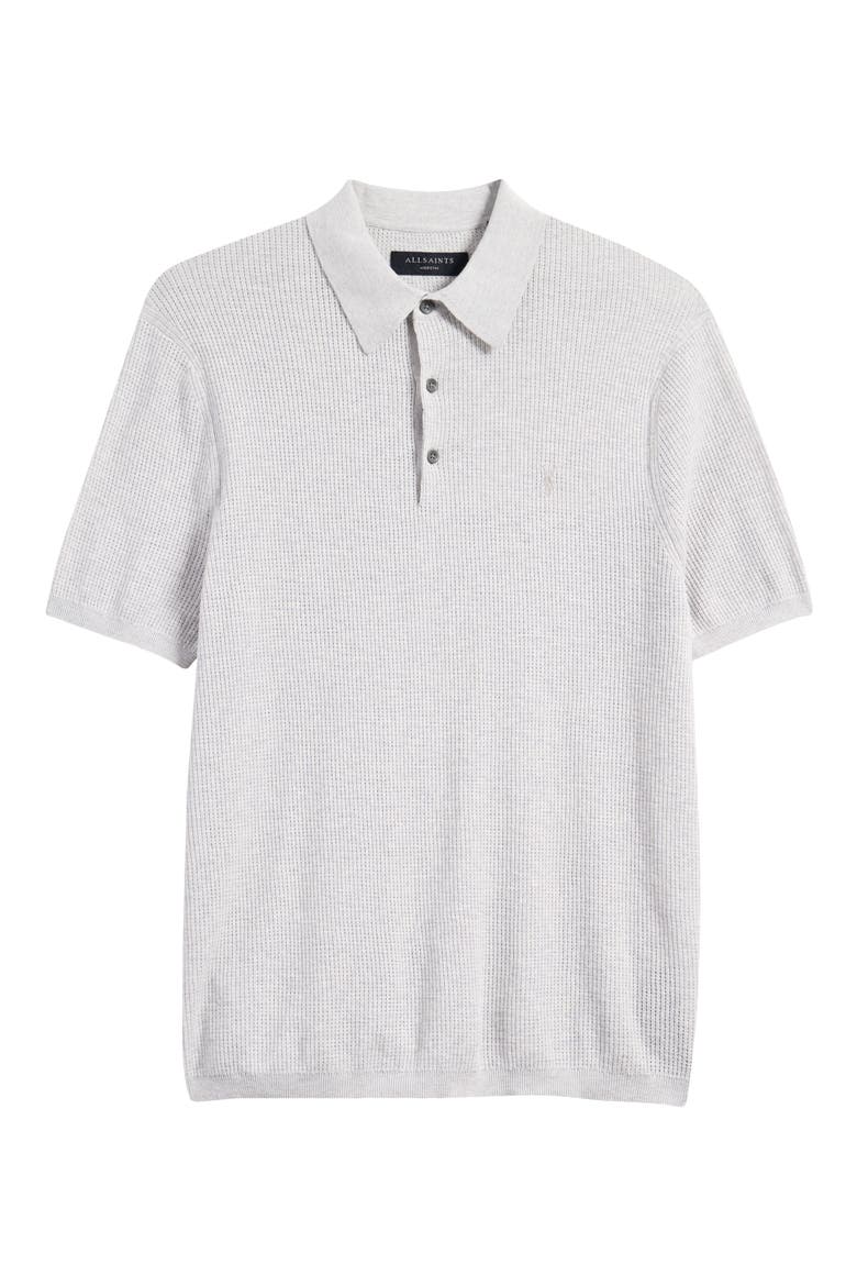 Aubrey Ribbed Polo, Alternate, color, LIGHT GREY