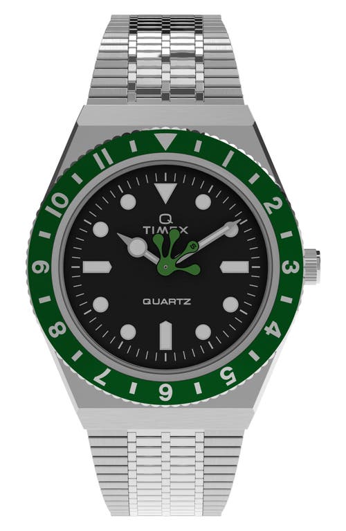 Timex X Secondeseconde Q Re-issue 38mm In Green