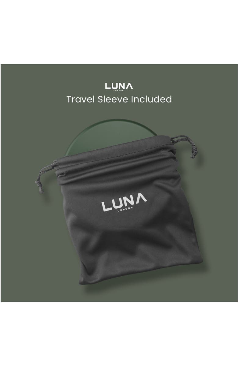 LUNA London COMPACT Mirror in Various Colors, Alternate, color, Forest Green