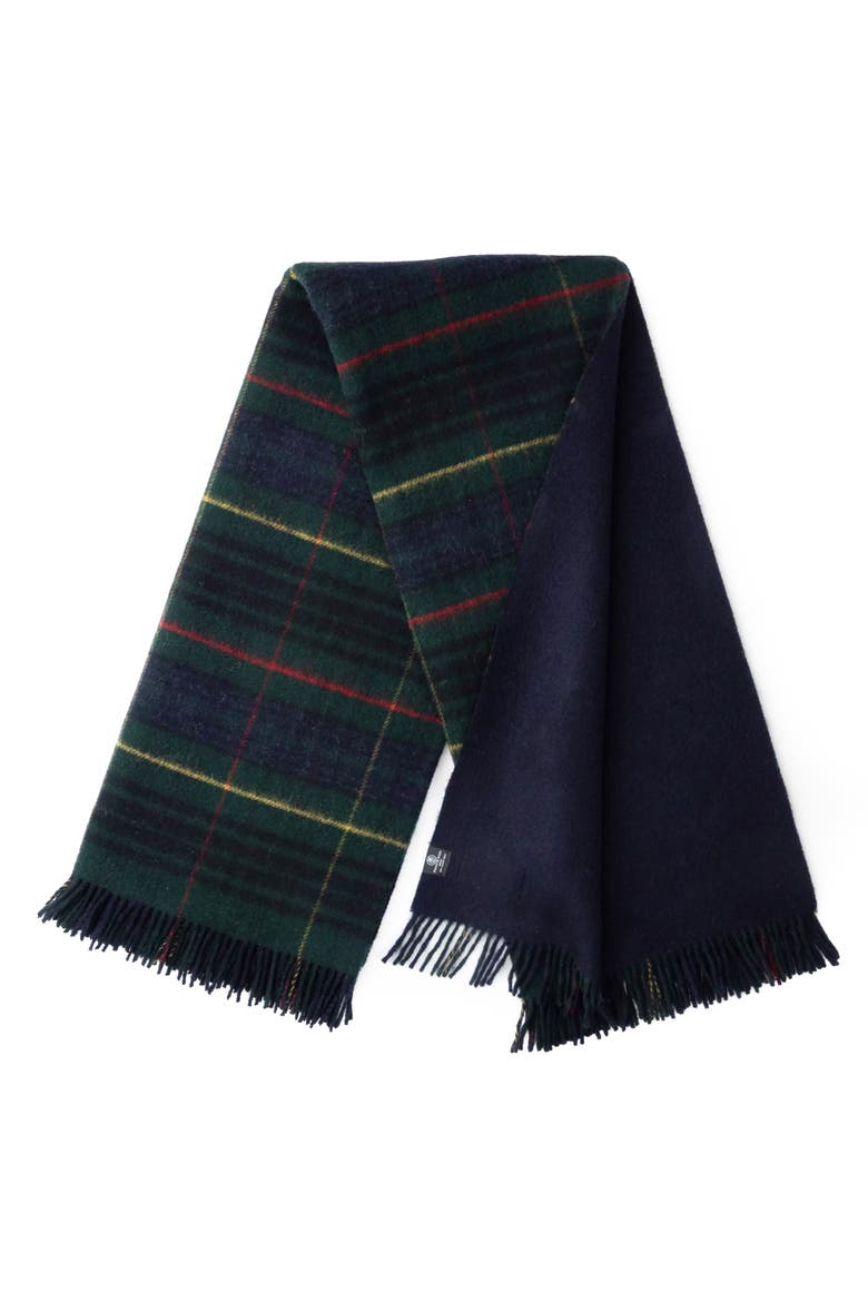 Highland Tweeds Double Cloth Reversible Throw, Alternate, color, Hunting Stewart