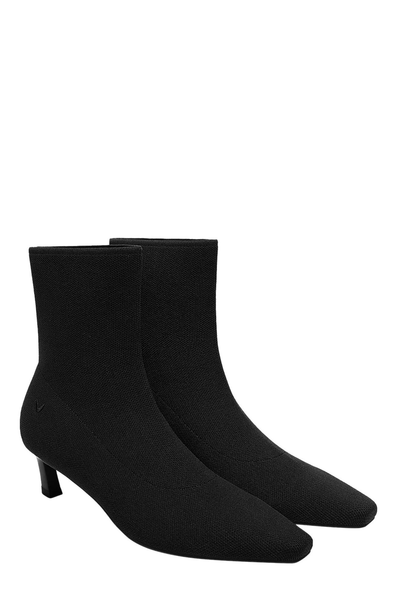VIVAIA 2-in-1 Detachable Mid Heel Boots, Main, color, Black