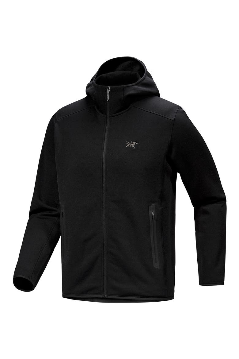 Kyanite Hoodie Jacket, Alternate, color, BLACK