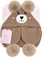 OMG Accessories Kids' Winny Teddy Hoodie Scarf