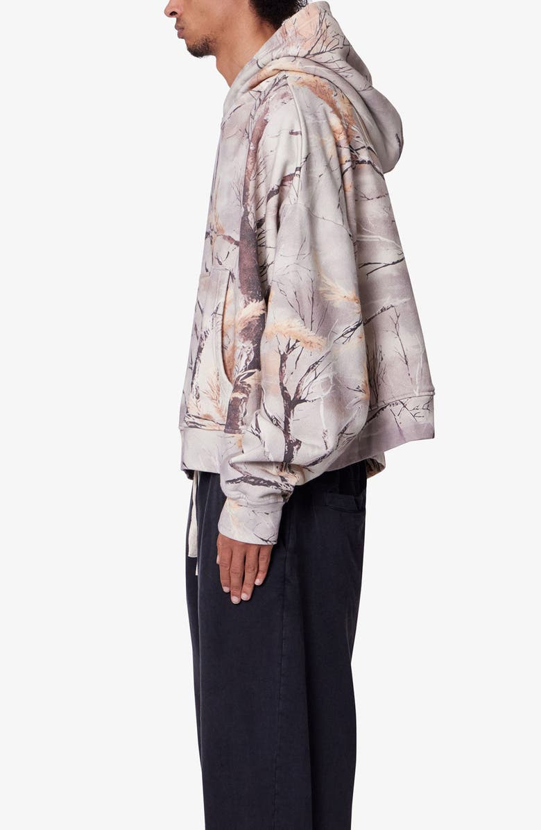 mnml Camo Print Oversize Cotton Pullover Hoodie, Alternate, color, 