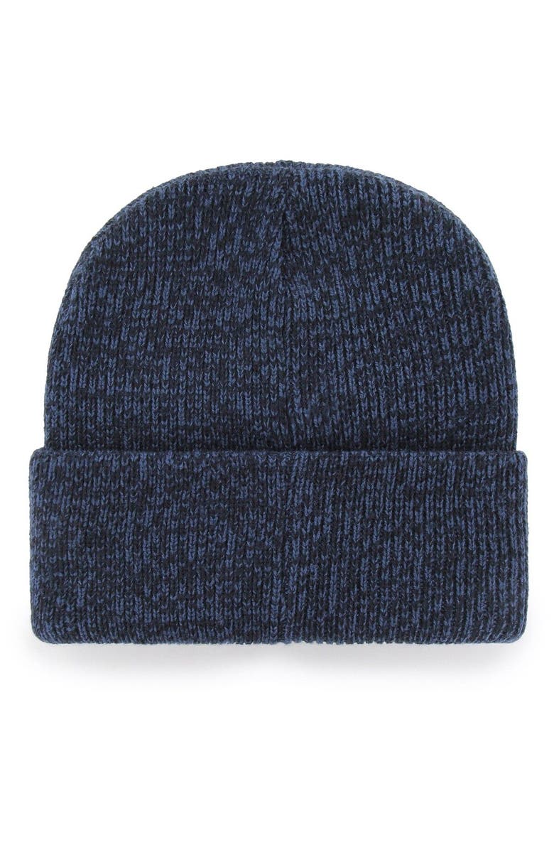'47 Men's '47 Navy Columbus Blue Jackets Brain Freeze Cuffed Knit Hat, Alternate, color, Navy